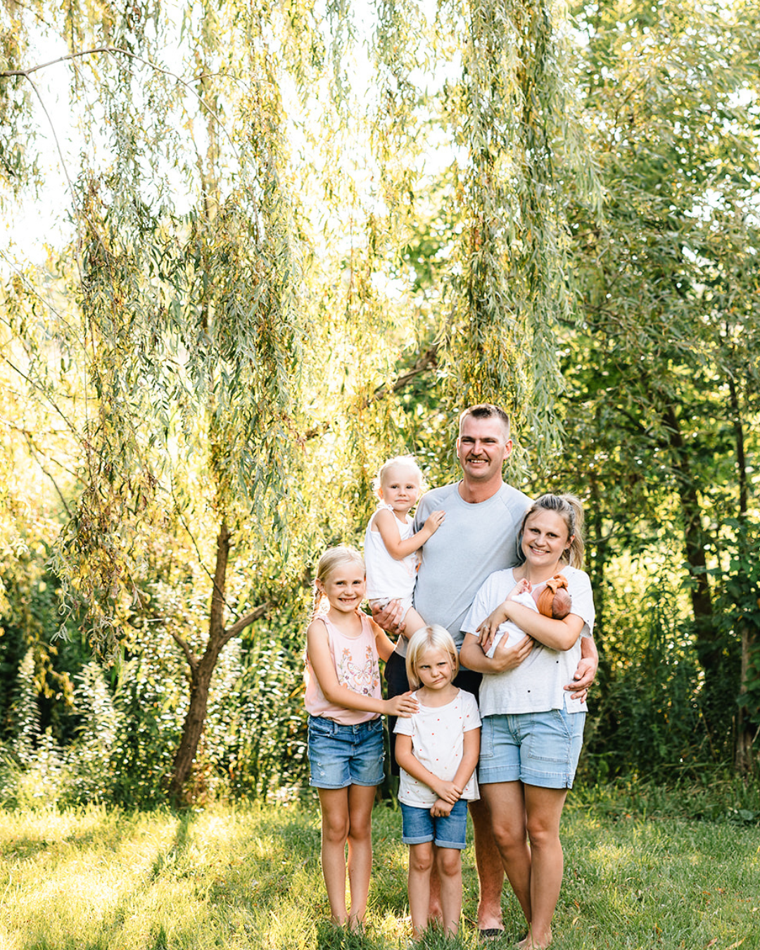 mothering the home family photo