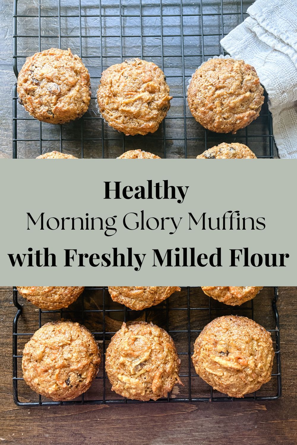 healthy morning glory muffins