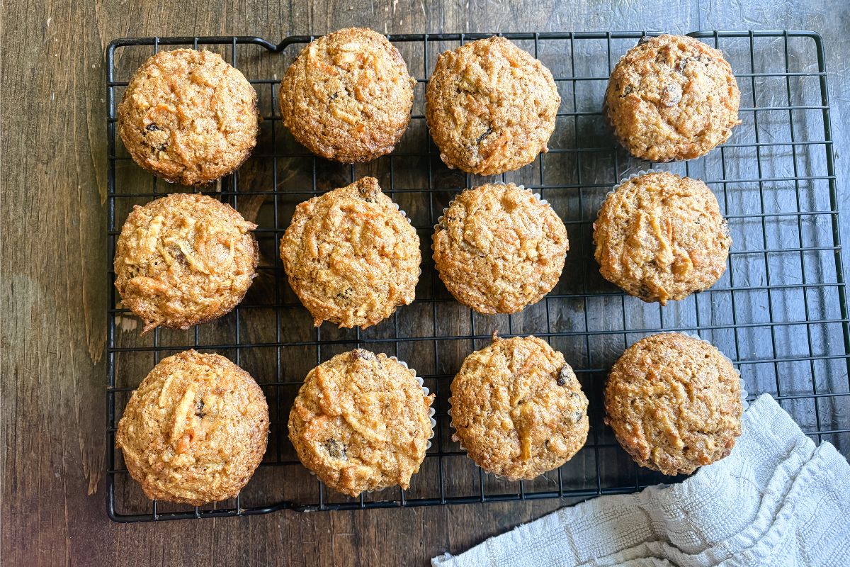 freshly milled morning glory muffins