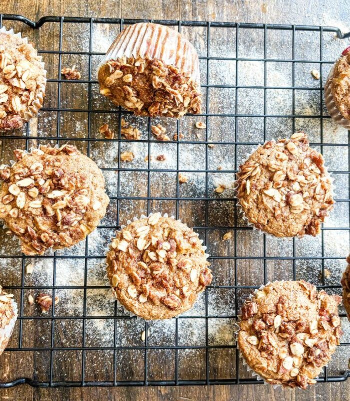 Best Ever Rhubarb Muffin Recipe with Freshly Milled Flour